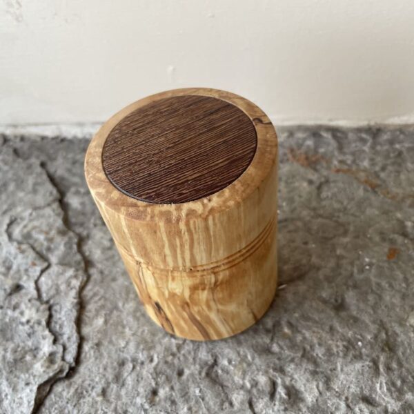 Spalted Beech Box with Exotic Wood Inlay - Image 2
