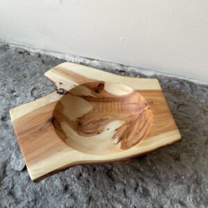 Winged Bowl in Yew