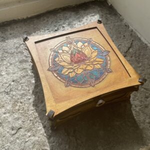 Lotus Flower Decorated Box